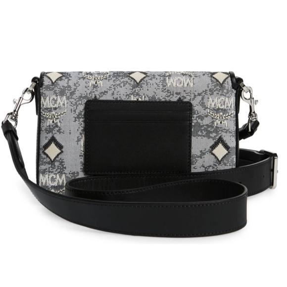 NWT $840 MCM Small Jacquard Crossbody Bag! - Picture 3 of 15